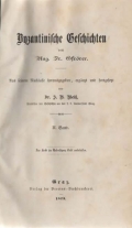 Gförer August Friedrich: Byzantinische Geschichten